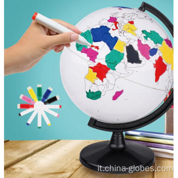 Giocattolo educativo interattivo del globo del mondo per i bambini